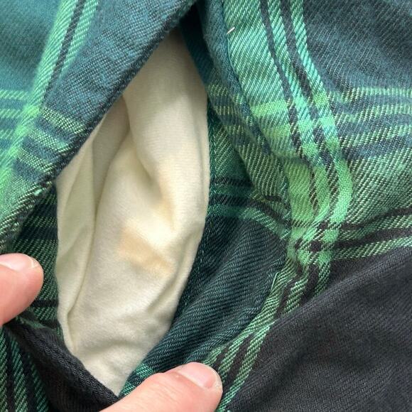 Marmot NWT men's Ridgefield green  plaid sherpa lined shirt jacket size L - Picture 4 of 13